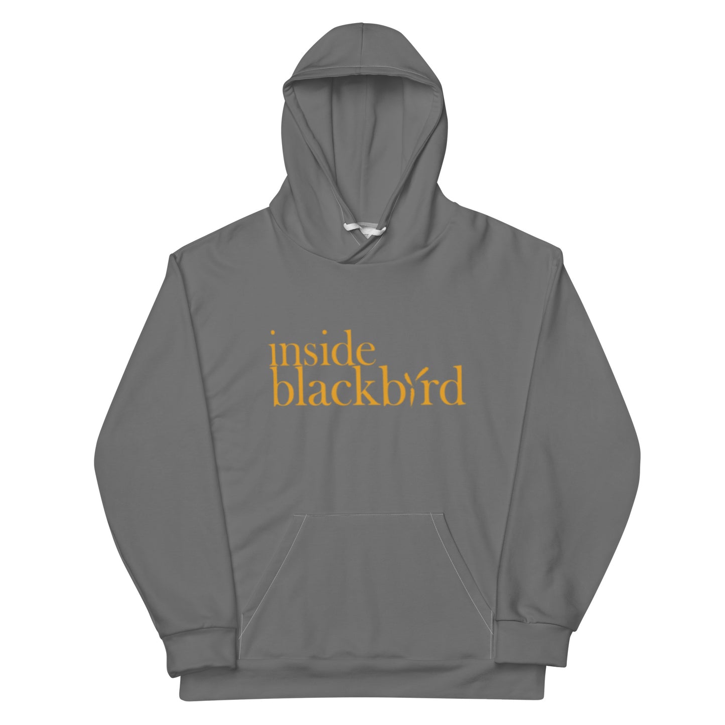 Inside Blackbird Hoodie Yellow Font