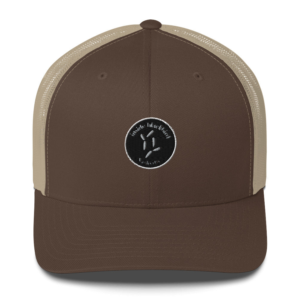 Inside Blackbird Patch Logo Trucker Cap