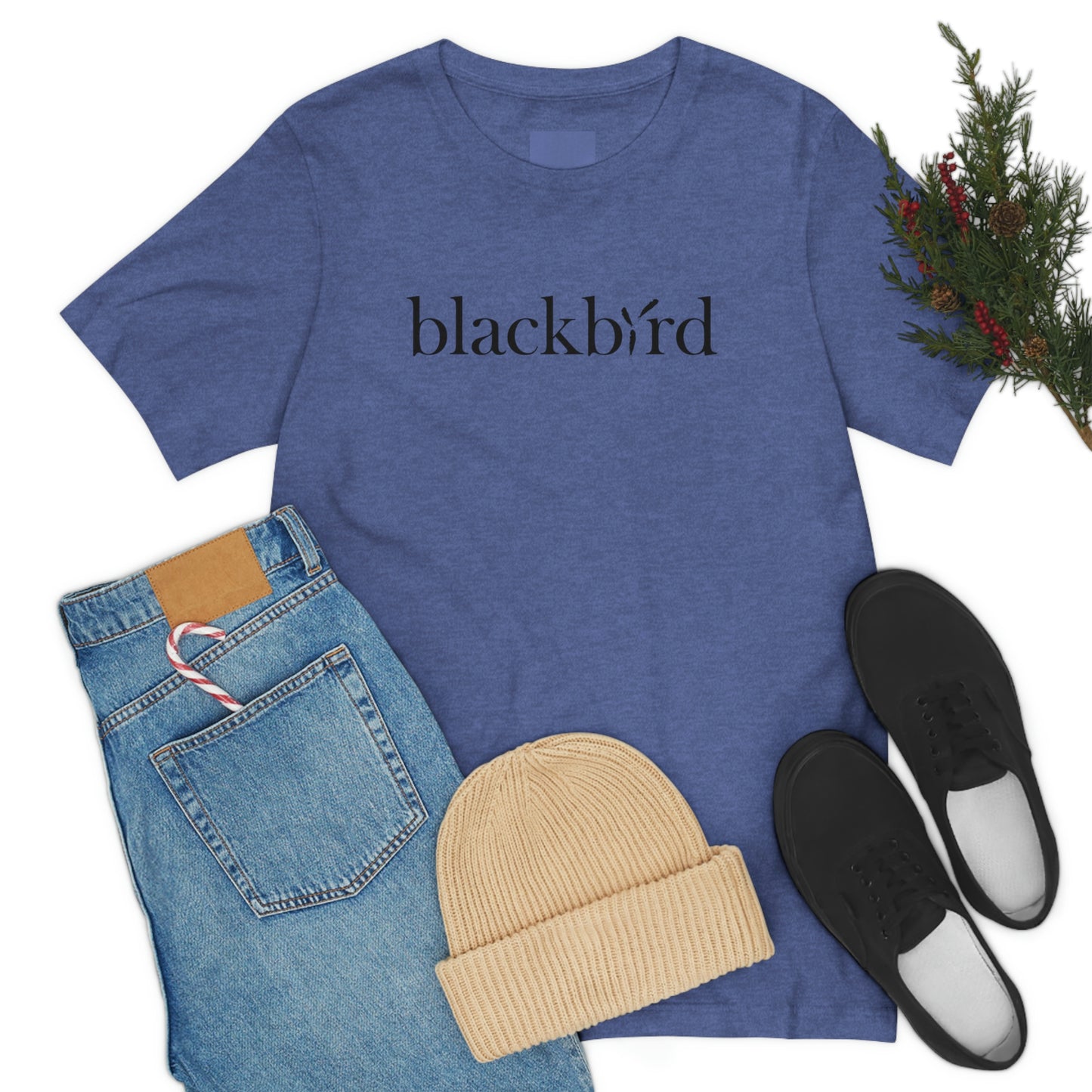 Blackbird Navy Blue Short Sleeve Tee