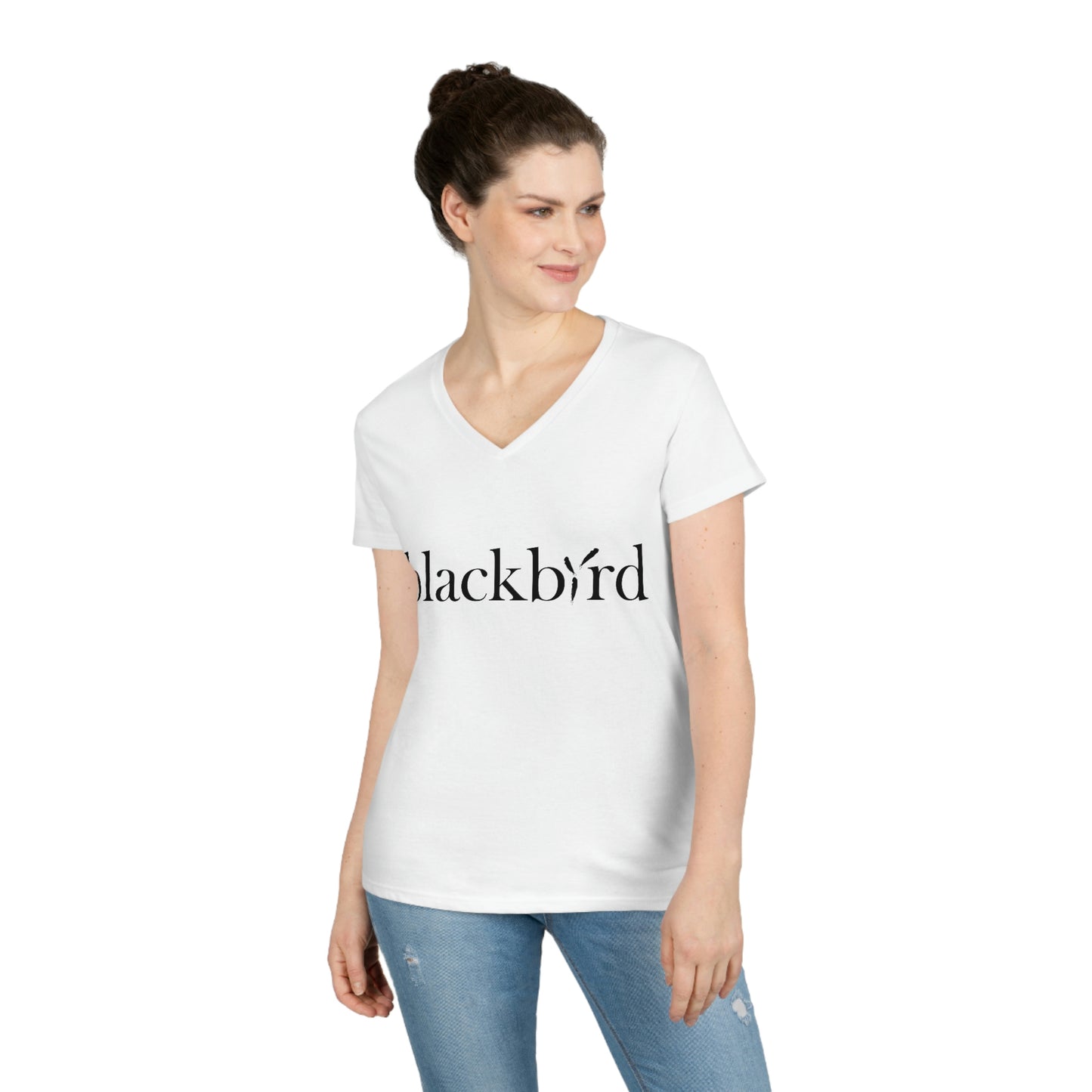 Women's Blackbird V Neck Tee