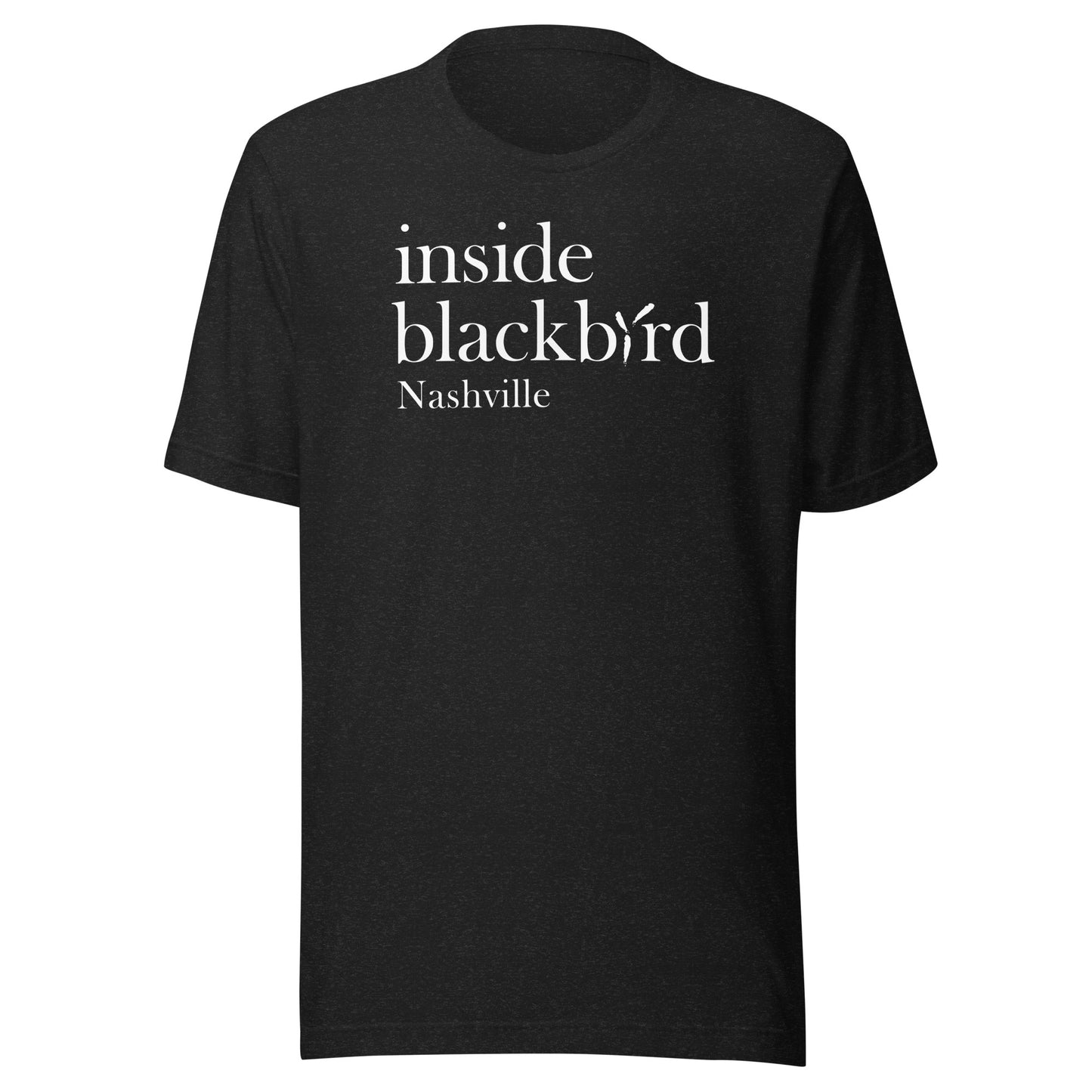 Inside Blackbird Tee White Font